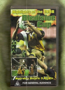 #VV3.  1998 RUGBY UNION VHS VIDEO TAPE - BLEDISLOE - Picture 1 of 2