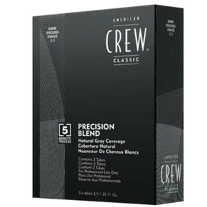 Colore Capelli Uomo AMERICAN CREW Precision Blend Gray Coverage 3x40ml 2-3 Dark - Imagen 1 de 1