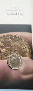 50p Coin. DECIMAL DAY Fifty Pence Coin 2021 BUNC. - Picture 1 of 3