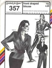 Stretch & Sew Pattern #357  Sizes:30-46Bust  Uncut with Instructions, Free S&H