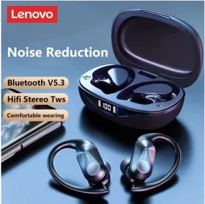 Lenovo LP75 TWS Sports Earphones Bluetooth 5.3 Wireless - Picture 1 of 10
