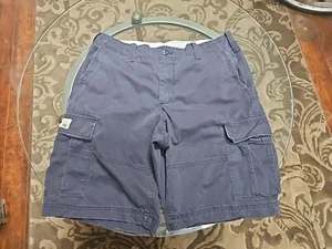 Ralph Lauren Denim & Supply Men Cargo Shorts Waist 38 Color Navy 6-Pocket - Picture 1 of 4