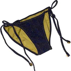 Koral Navy & Gold Small Bikini Bottom NWOT - Picture 1 of 5