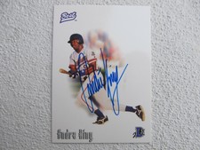 Braves Andre King Signed Autographed 1996 Minor League Best Durham Bulls Mint
