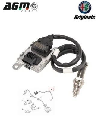 SONDA SENSORE NOX A VALLE ORIGINALE ALFA ROMEO GIULIA STELVIO 2,2D  46344809 - Image 1 of 4