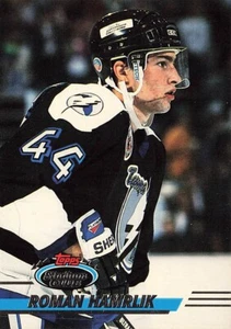 1993 Stadium Club #75 Roman Hamrlik Tampa Bay Lightning - Picture 1 of 2