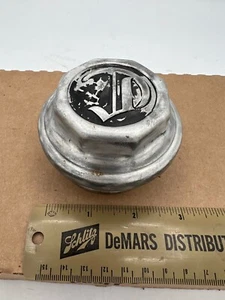 Vintage Aluminum Chrysler THREADED HUB CAP GREASE DUST COVER - Picture 1 of 5