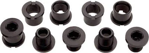 Problem Solvers Single Chainring Bolts Black Alloy - Picture 1 of 1