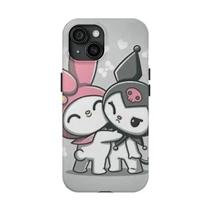 Tough my melody and kuromi Phone Case - Picture 1 of 14