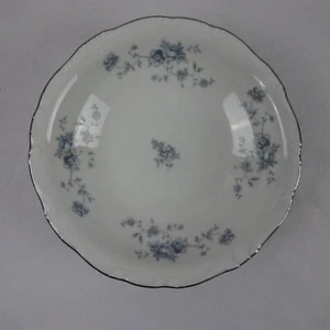 Johann Haviland Ice Cream Fruit 5 1/4 inch Bowl Blue Garland Bavaria Germany - Picture 1 of 3