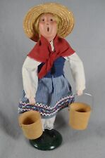 Byers Choice Hand Painted Caroler Doll - 2010 Maids a Milking, Christmas