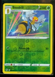 Pokemon BEEDRILL 004/073 - Champion's Path - Rev Holo - - MINT - Picture 1 of 1