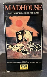 Rare 1981 Vintage Madhouse Horror Movie VHS Tape 1984 Release Tested - Bild 1 von 8