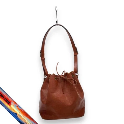 Borsa Louis Vuitton Epi Petite Noe Kenya in pelle marrone M44103 - Immagine 1 di 4