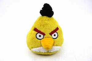 2010 Angry Birds Yellow Chuck 6" Plush Stuffed Animal Commonwealth Toys No Sound - Picture 1 of 4