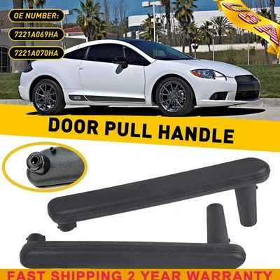 2PCS For Mitsubishi 2006-2012 Eclipse Door Inner Front Left Handle & Right Side - Image 1 of 4