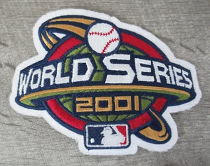 2001 World Series Logo aufnähen Ärmel Patch 5" x 3 1/2" MLB Baseball Diamondbacks - Bild 1 von 5