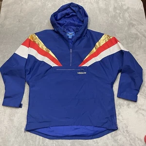 Adidas Originals Fontanka Jacket Blue/Red/Gold/White Hoodie Size Large - Picture 1 of 17