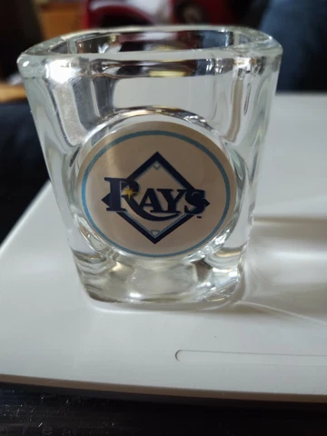 Tampa Bay Rays Square Shot Glass High Quality Glass  2 oz Cover