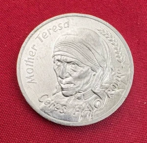 medaglia moneta commemorativa Madre Teresa Ceres FAO 1975 Food for all FDC - Picture 1 of 6