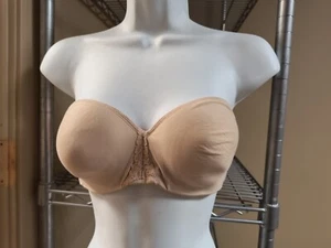 Wacoal 85414 Bodysuede convertible sin tirantes 40C Buff semiperfecto nuevo sin etiquetas - Imagen 1 de 3