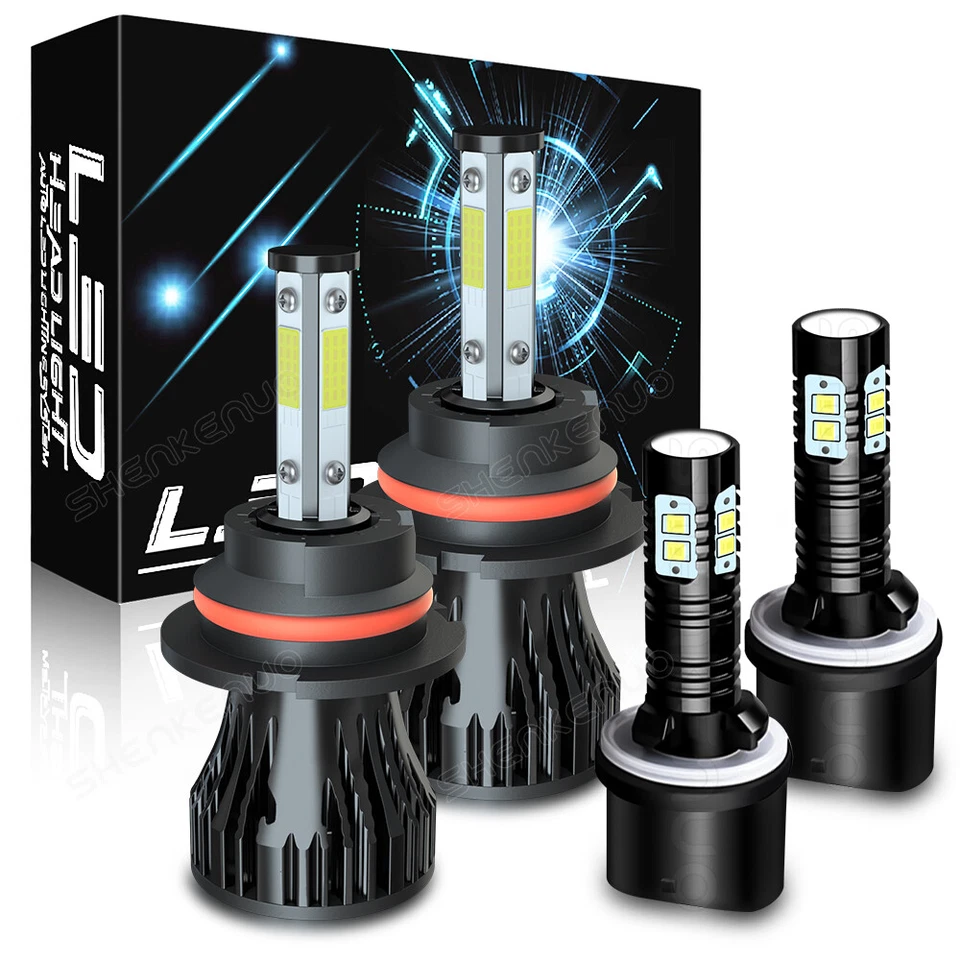 Faro LED alto bajo antiniebla 4x para Ford Taurus sedán 4 puertas 1992-2007 Foto 1 de 1