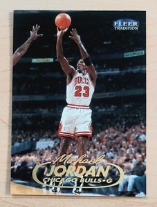 1998-99 Fleer Tradition MICHAEL JORDAN Basketball Card #23 BULLS