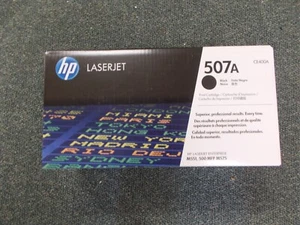HP CE400A Black Toner Cartridge New in Sealed Box 507A - Picture 1 of 3