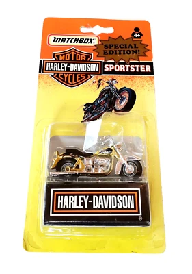 ✅  Matchbox Motorcycles * HARLEY DAVIDSON SPORTSTER Gold von 1992 in OVP * MOC - Bild 1 von 4