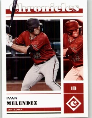 2023 Panini Chronicles Ivan Melendez #21 Arizona Diamondbacks - Image 1 of 2