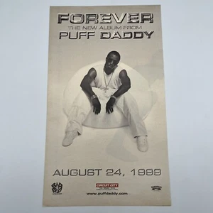Puff Daddy Forever Album 1999 Promo Print Ad 7"x12" AD ONLY - Picture 1 of 2