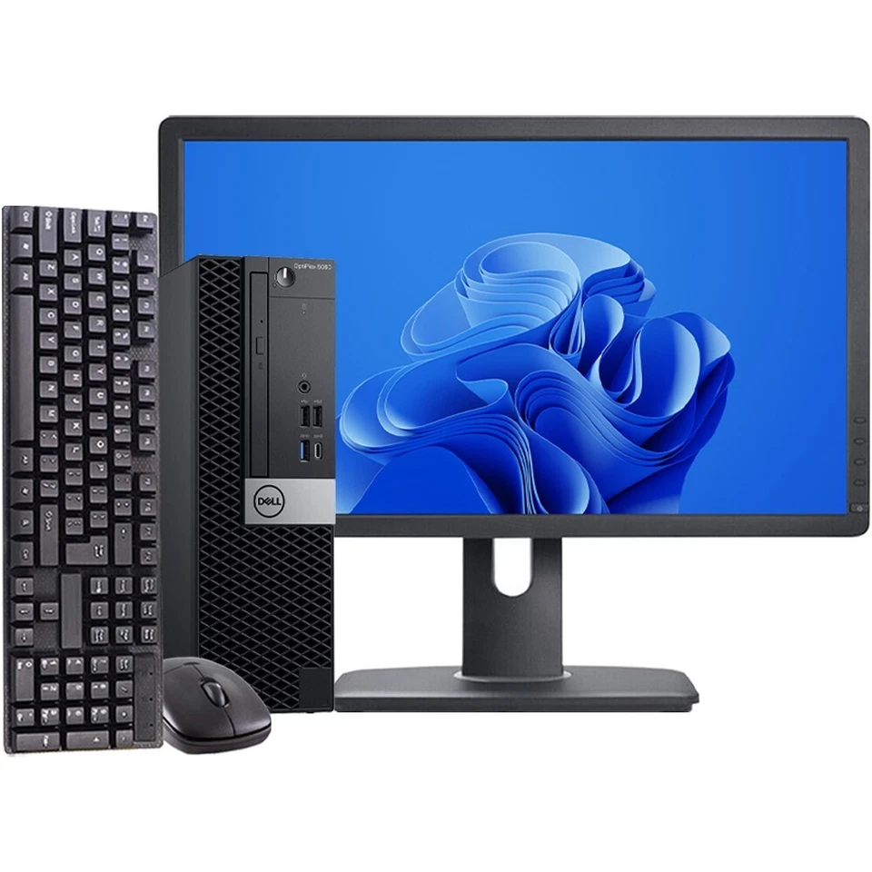 Computadora de escritorio Dell Intel i5 16 GB RAM 512 GB NVMe SSD 24 pulgadas LCD Windows 11 Foto 1 de 4