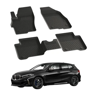 Alfombrillas para BMW F40 HB Serie 1 2019-2025 | Alfombrilla Premium Negra  - Imagen 1 de 7