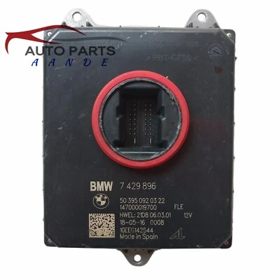 Unidad de control de módulo de computadora de faros LED OEM BMW i3 i8 X1 Mini Cooper 7429896 Foto 1 de 2