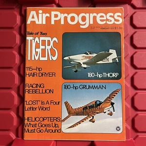 Air Progress Magazine Tale Of Two Tigers 180 Hp THORP Vintage February 1975 - Picture 1 of 2