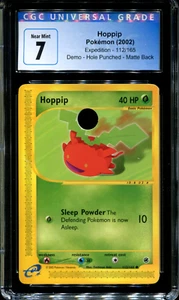 Hoppip - 112/165 - CGC 7 - Expedición - Demostración - Agujero perforado espalda mate - Pokémon - Imagen 1 de 1