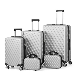 5 Pieces Hardshell Trolley Suitcase Travel Luggage Set TSA Lock 12/14/20/24/28" - Picture 1 of 12