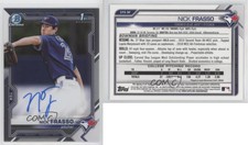 2021 Bowman Chrome Prospect Auto Nick Frasso #CPA-NF Auto