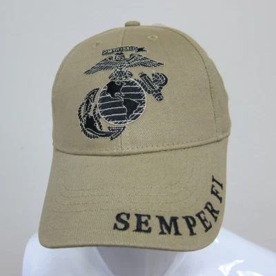 Gorra de béisbol USMC US Marines Semper Fi emblema bordado sombrero con licencia oficial Foto 1 de 4
