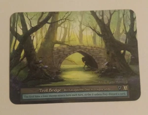Troll Bridge Casi Nuevo/Muy Contestado Reino Leyendas Artúricas Hechicería Juego de Cartas Coleccionables - Imagen 1 de 2