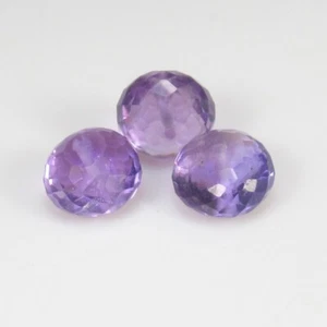 Cuentas redondas de amatista púrpura natural subasta 5,11 quilates ~1 $ sin precio base, Brasil - E175 - Imagen 1 de 2