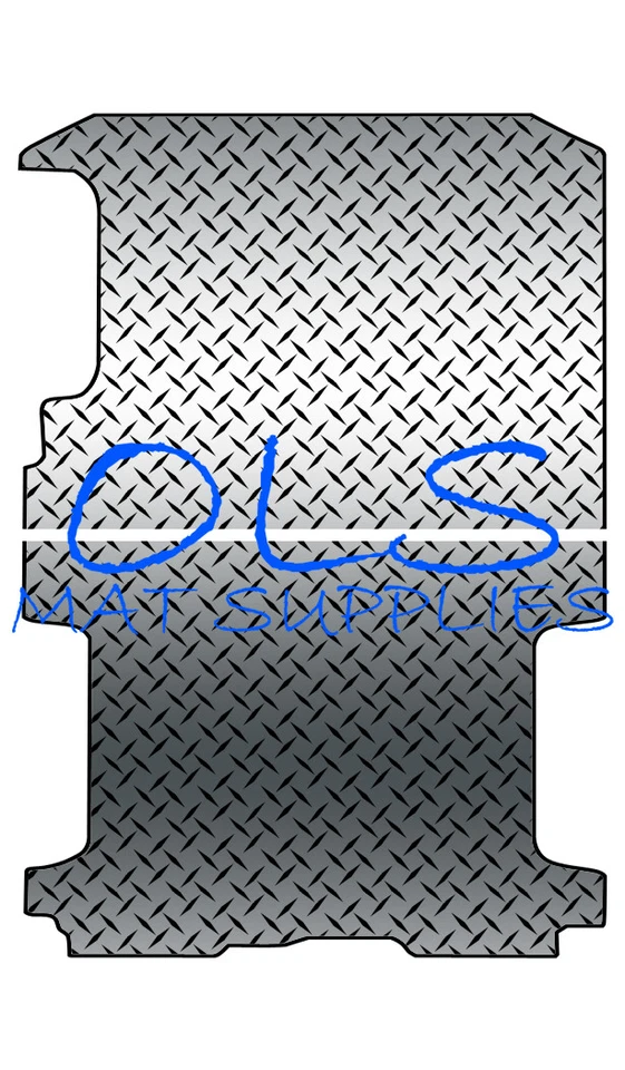 ALFOMBRILLA TRASERA RENAULT TRAFFIC FURGONETA (SWB) 2014-AHORA A MEDIDA GOMA NEGRA 2 PIEZAS Foto 1 de 3