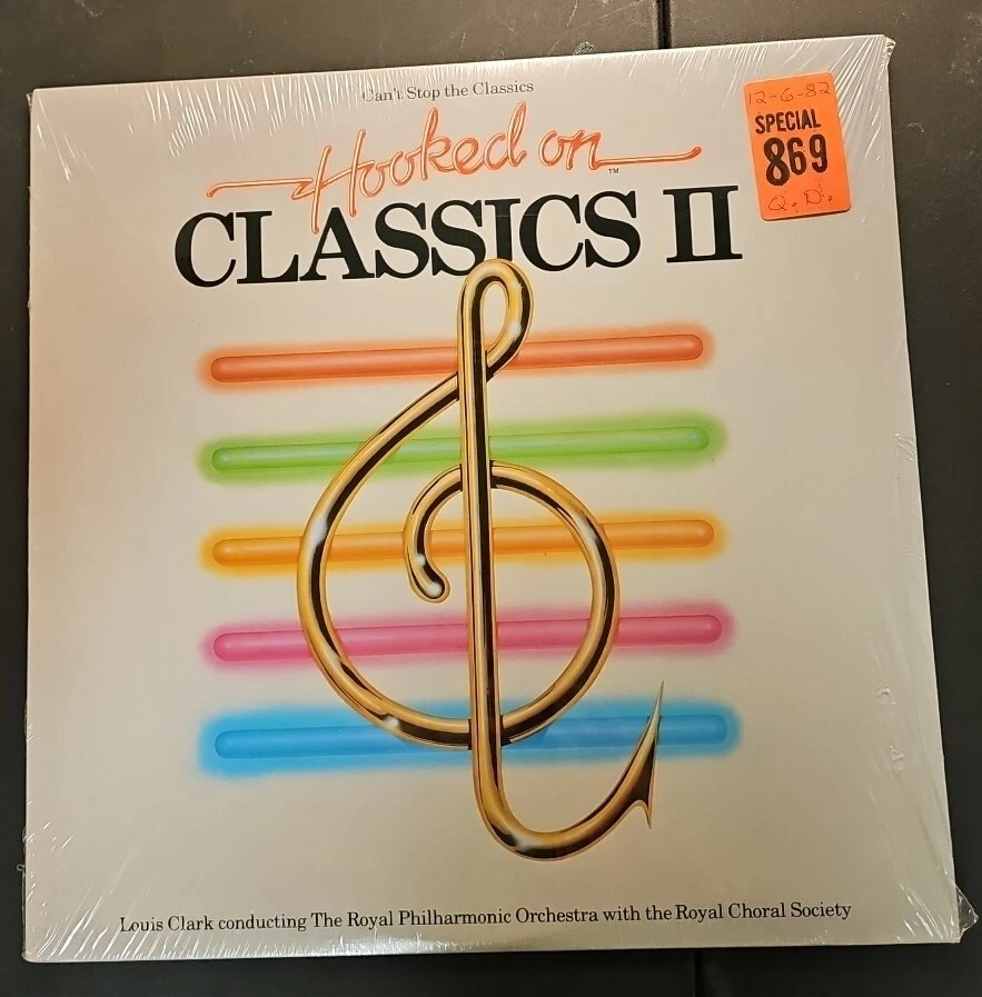 Hooked on Classics II Louis Clark Conducting Album LP 33 Vtg 1982 AFL 14373