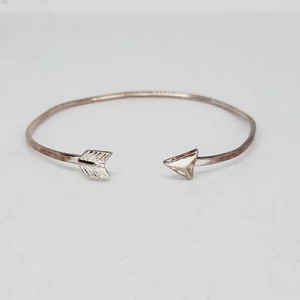Vintage Sterling Silber 925 Pfeil Armreif Armband minimalistisch zierlich Amor Liebe  - Bild 1 von 5
