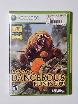 Cabela's Dangerous Hunts 2009 - Microsoft Xbox 360, 2008 - No Manual - Tested - Image 1 of 4