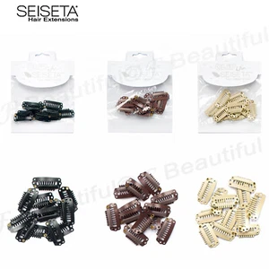 Metallclips für Hair Extensions verschiedene Farben SEISETA 12er Pack CLIP - Bild 1 von 7