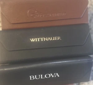 (3) Brillenetui, Ducks Unlimited, Bulova, Wittnauer Faltdreieck sehr guter Zustand+ B96 - Bild 1 von 4
