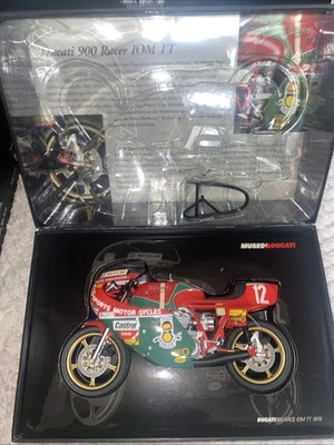 Minichamps DUCATI 900 RACE IOM TT 1978 1/12 Scale Motorcycle Model. Boxed - Image 1 of 4