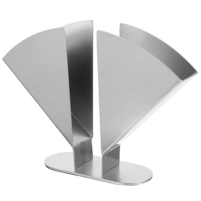  Portatovaglioli in Acciaio Inossidabile Accessori Tavolo Del Tessuto Desktop - Immagine 1 di 4