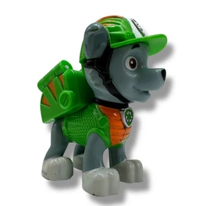 Nick Jr Paw Patrol Rocky Figure Dino Rescue Puppy Dog Spinmaster - Picture 1 of 2
